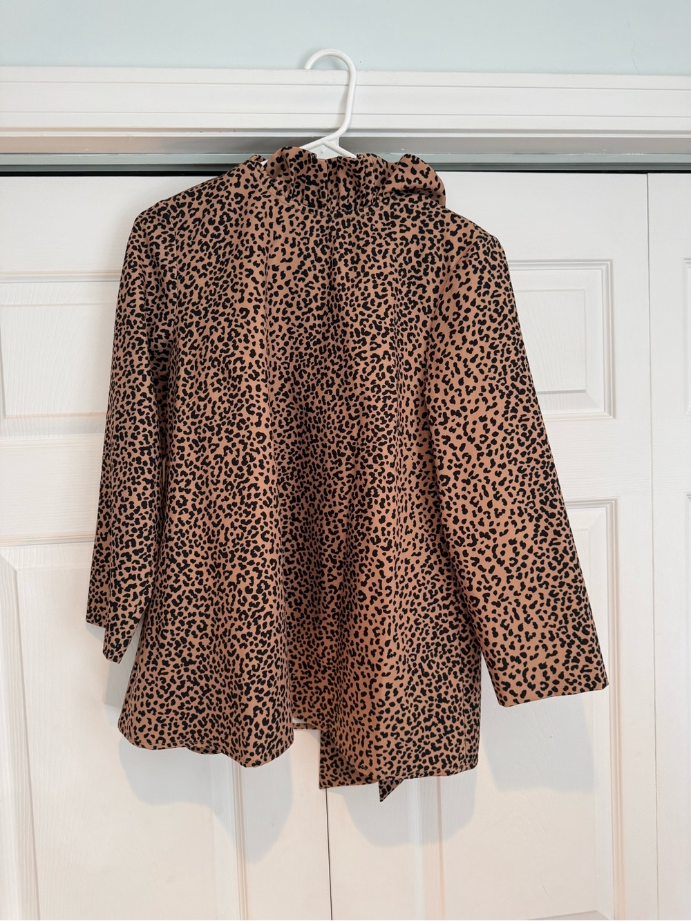 Tuckernuck Leopard Print Hooded Jacket - Tan/Black